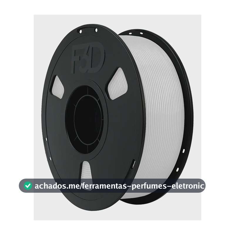 Filamento Pla Premium 1kg Branco High Speed Impressora 3d