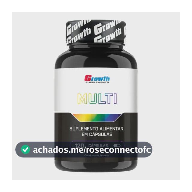Multivitamínico Growth Supplements em cápsula Sem sabor x 100g de 120 un