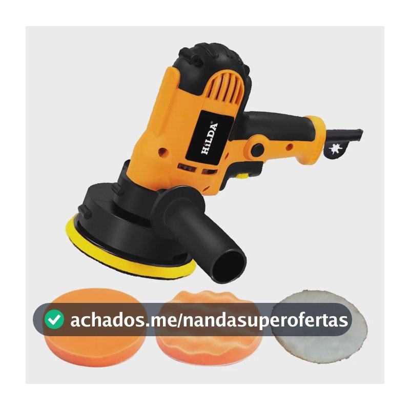 Politriz Polidora Automotiva Lixadeira 5 Polegadas (125 mm) Hilda Rosca M14