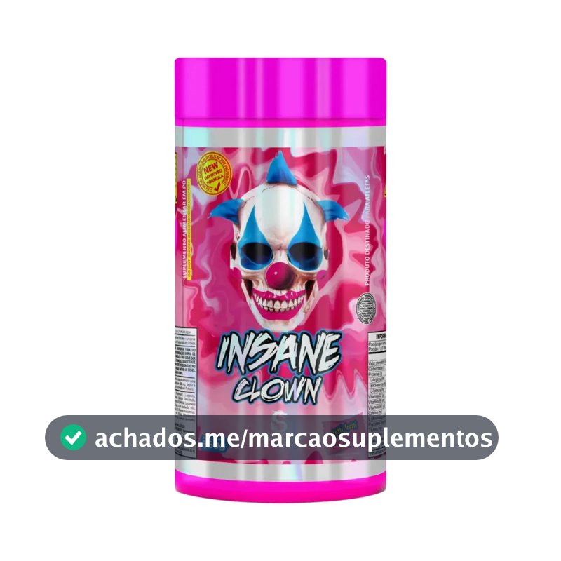 Suplemento em pó Demons Lab Beta alanina Pré Treino Insane Clown 350g Demons sabor Tutti frutti x 350g