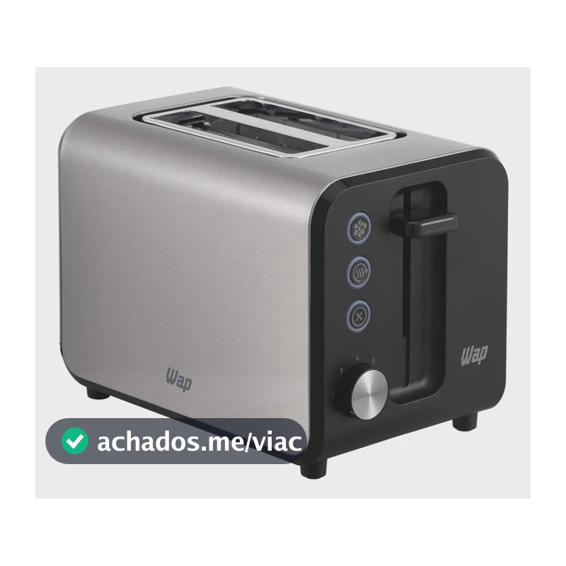 Torradeira Elétrica WAP WTE1 7 Níveis de Tostagem 900W 127V