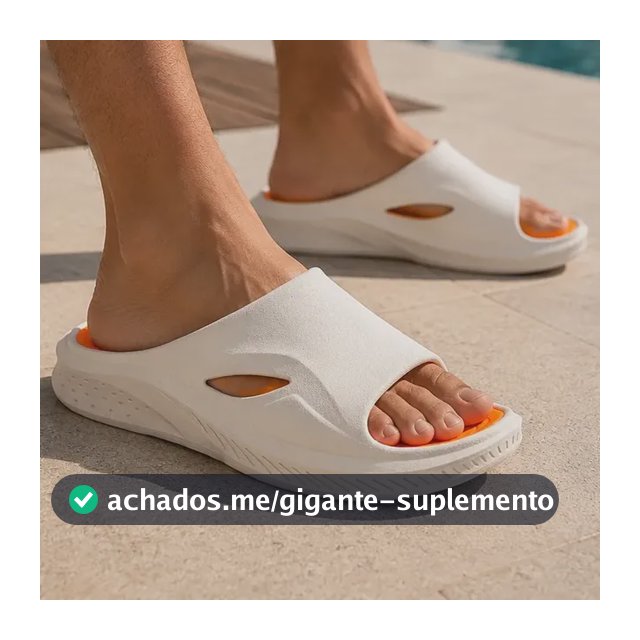 Chinelo Nuvem Antiderrapante Macio Ortopédico Branco Lisa 38 Br