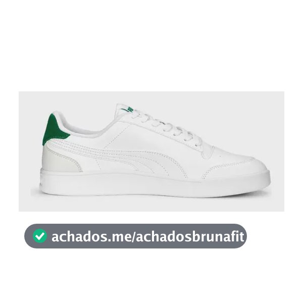 Tênis Masculino E Feminino Shuffle Puma Puma White-vapor Gray-archive Green Liso 37