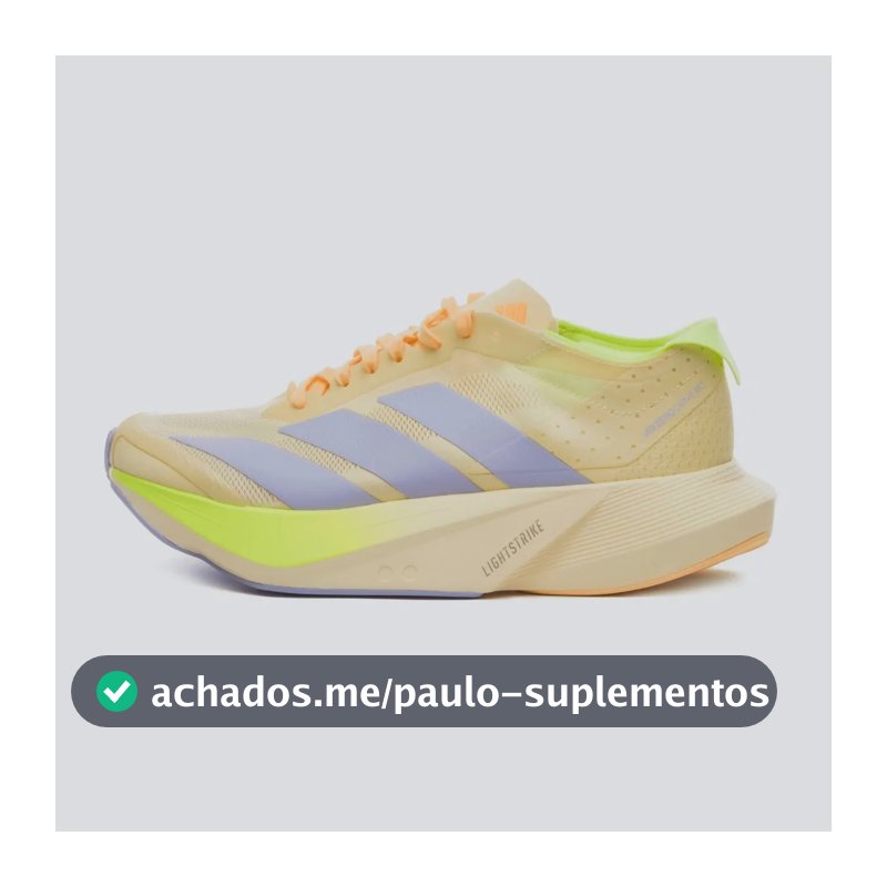 Tênis Feminino Adizero Drive Rc adidas Amarelo Liso 37 Br