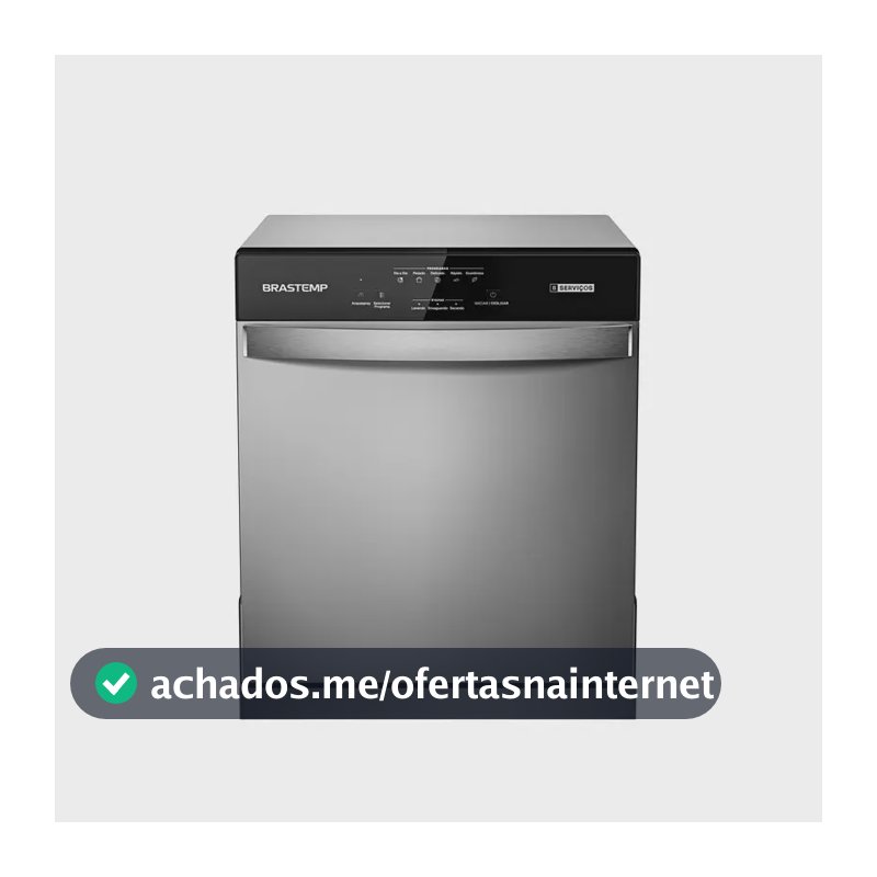 Lava-Louças Brastemp 8 Serviços Inox - BLF08BS