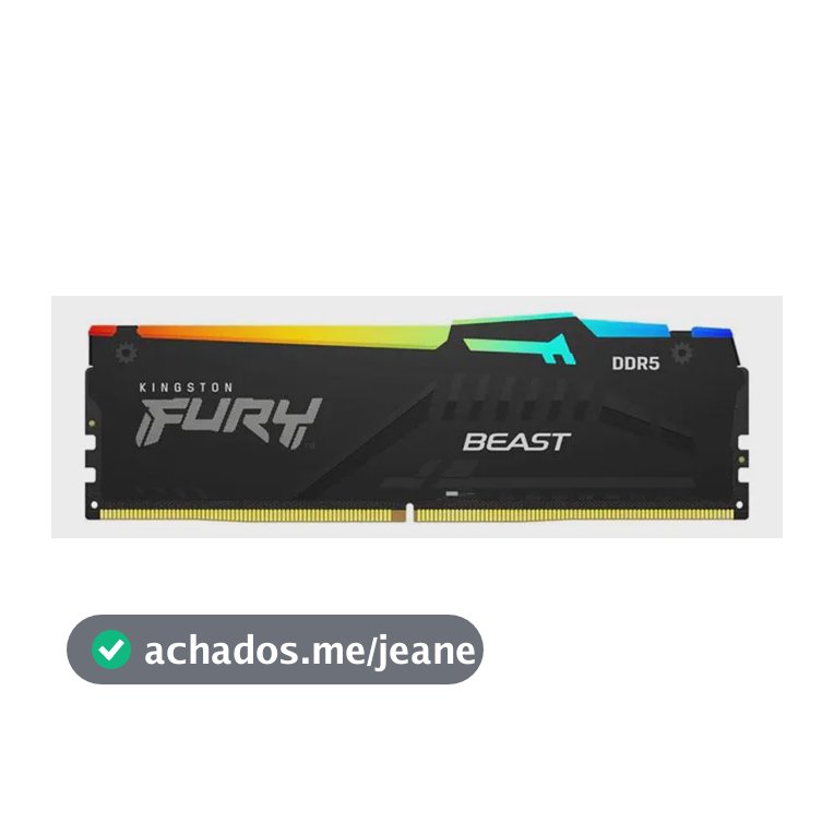 Memoria Kingston Fury Beast, Rgb, 8gb (1x8gb), Ddr5 6000mhz