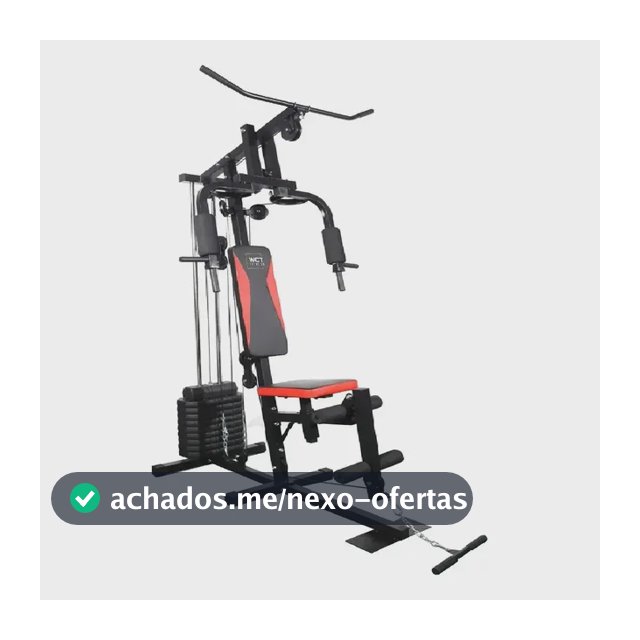 Estação Musculação 45Kg Completa Academia Treino WCT Fitness