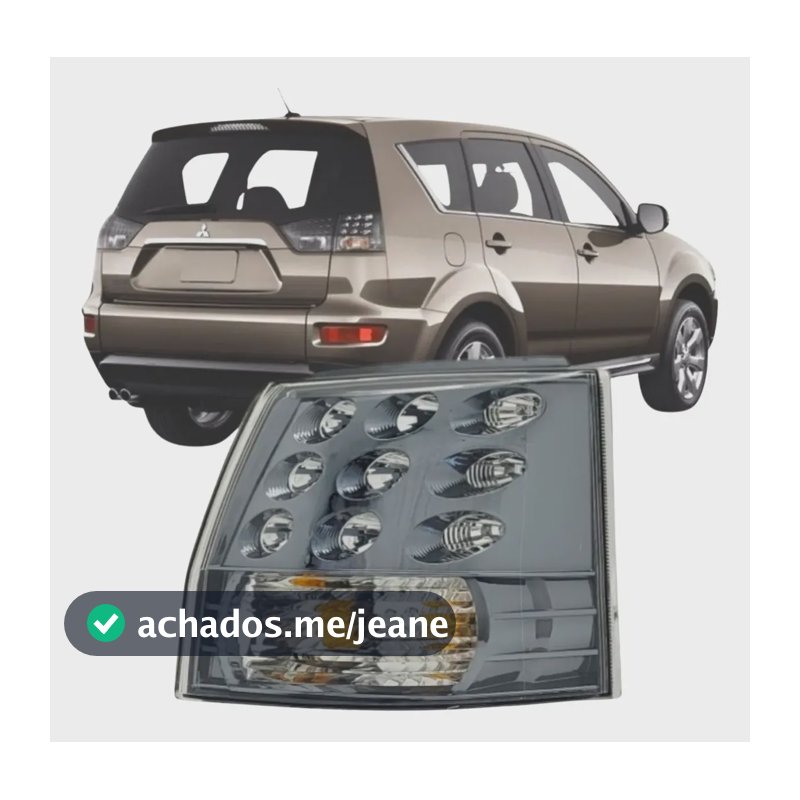 Lanterna Traseira Outlander 2008 2009 2010 11 2012 Direito Direito Cinza