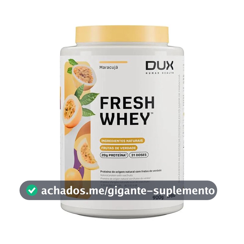 Fresh Whey + Saudável Dux Nutrition 900g - Sabores Sabor Maracujá