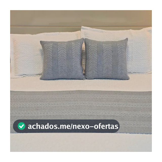 Kit 2 Capas De Almofada Decorativa Tricô 45x45 Sofá Cama