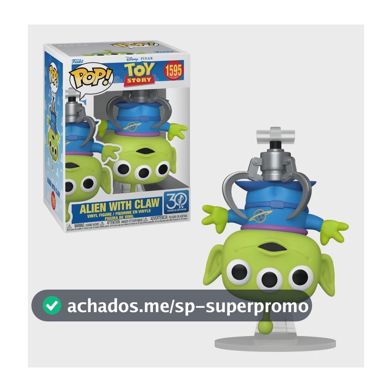 Boneco Funko Pop! Disney Toy Story 30 Anos - E.t. Com Garra