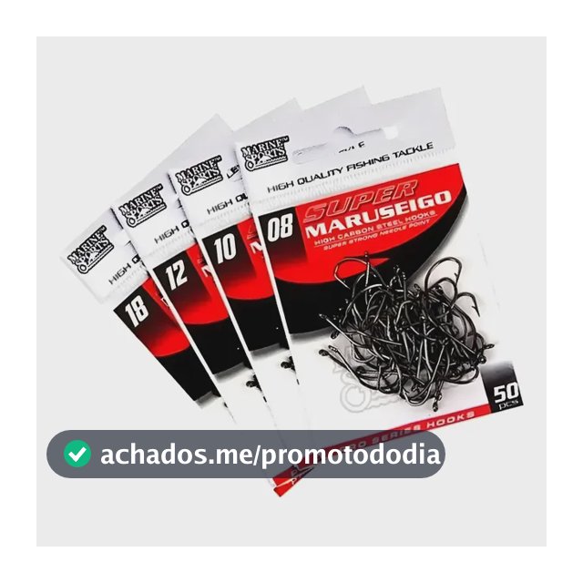 Anzol Marine Sports Supermaruseigo Várias Medidas 50 Uni.