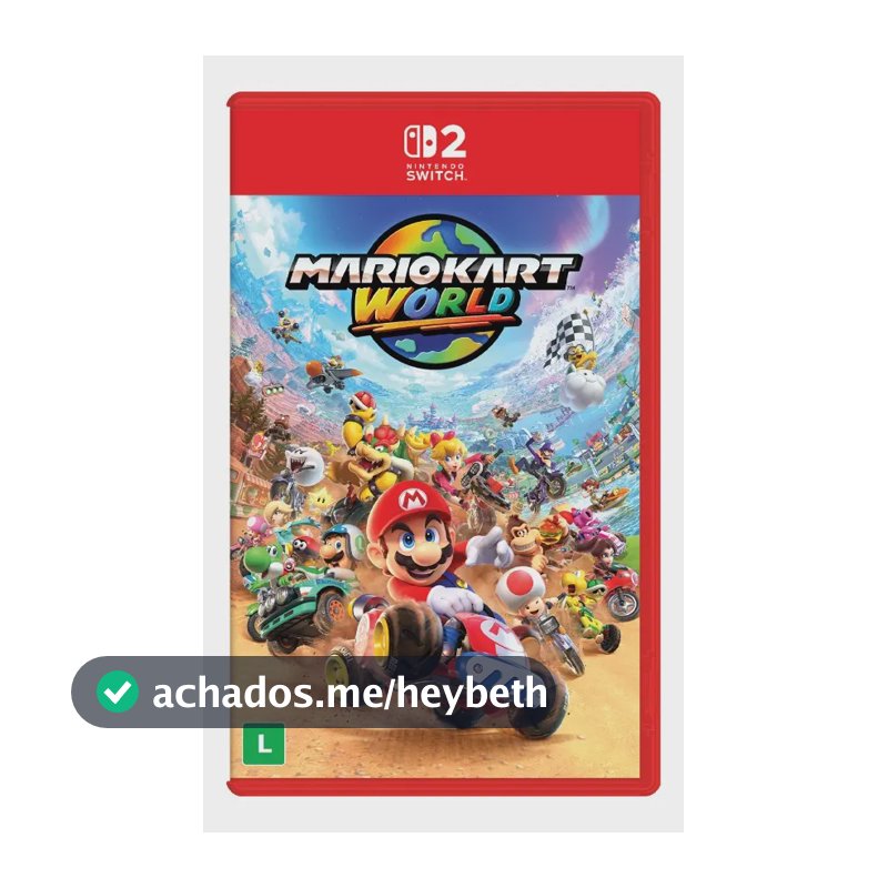 Jogo Mario Kart World Switch 2 Nintendo
