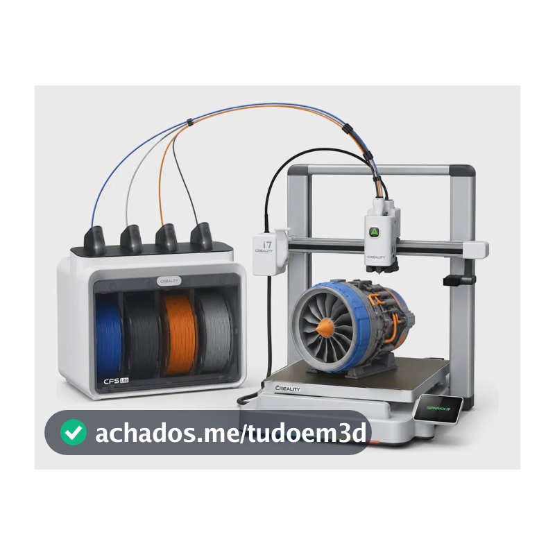 Impressora 3d Creality Sparkx I7 Color Combo Cfs Lite 127/220v Branco