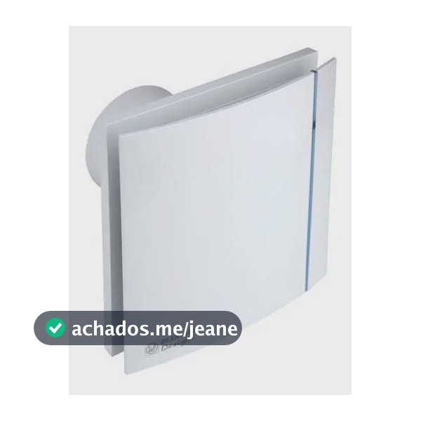 Exaustor Silent Design 100 Soler & Palau para Banheiro Silencioso, de 4" e 8W