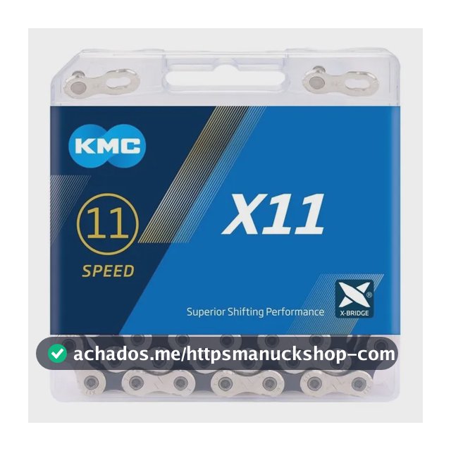 Corrente Kmc X11 Silver 118 Elos 11v 1x11v 2x11v Mtb Speed