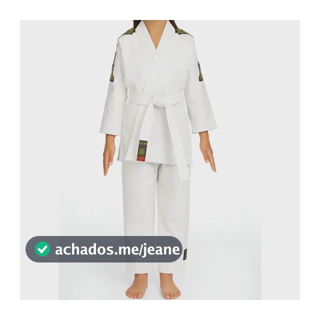 Kimono Judo Jiu Jitsu Infantil Reforçado Kyoshi Faixa Branca