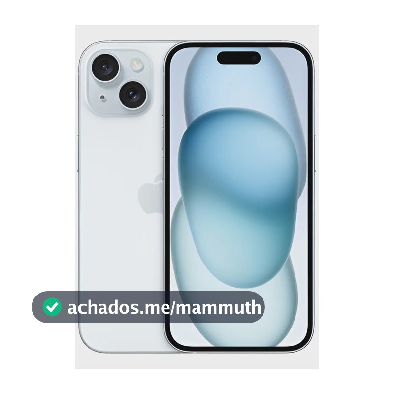 Apple iPhone 15 (128 GB) - Azul - Distribuidor Autorizado