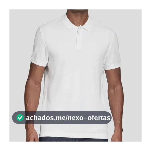 Polo Aramis Manga Curta Algodão Piquet Mescla Básica Branco