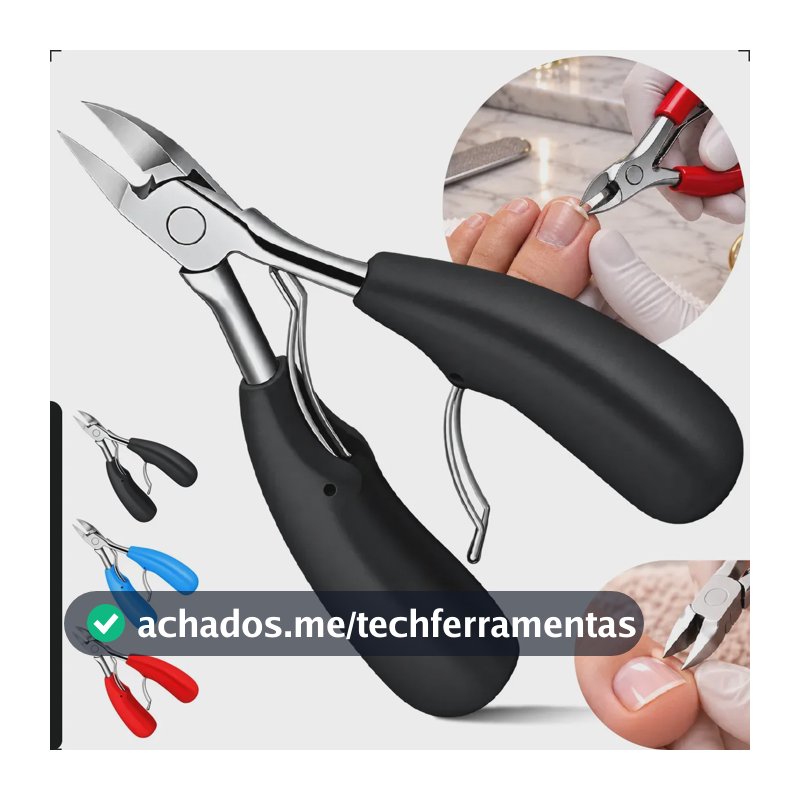 Alicate Cortador De Unha Cuticula Desencravador Profissional Manicure Pedicure Pé e Mão Marca Edicasa