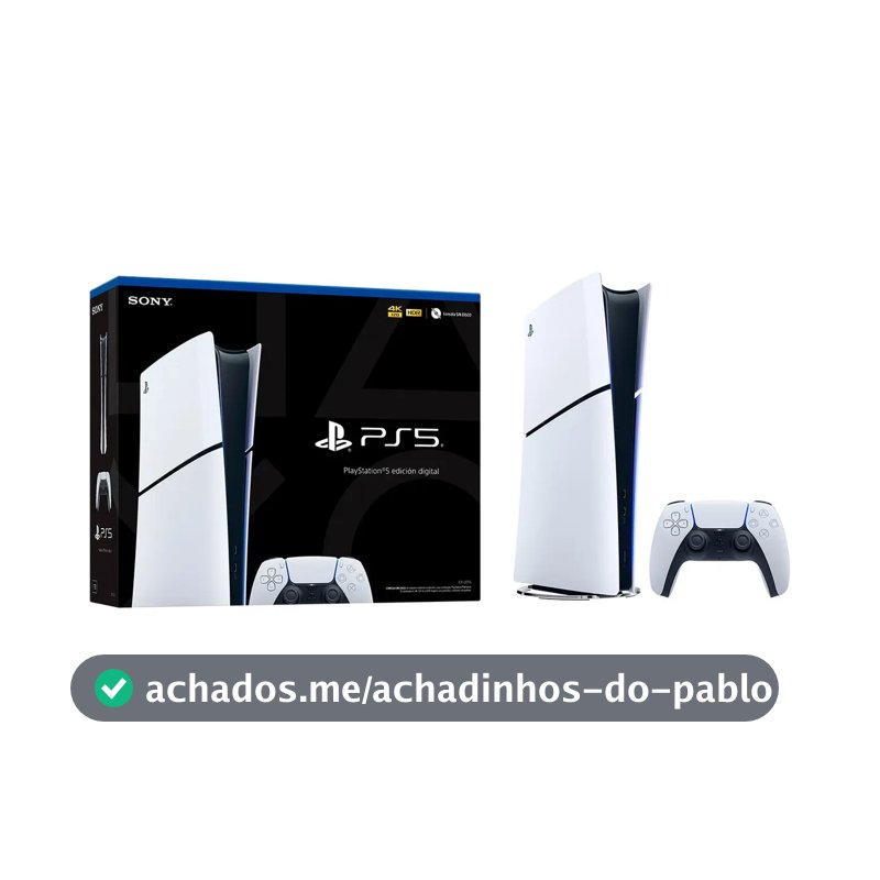 PlayStation 5 Edição Digital 825 GB Slim CFI 2114B Novo Lacrado