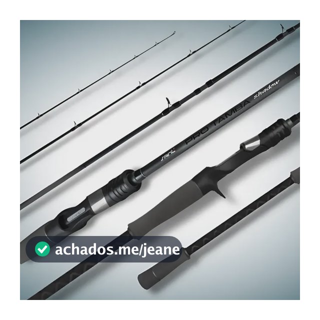 Vara Saint Pro Tamba Shadow 2,10m 50lbs - Para Carretilha Preto