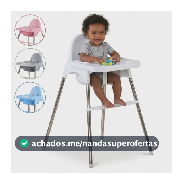 Cadeira De Refeição Portátil Para Bebê Alimentação Infantil Branco