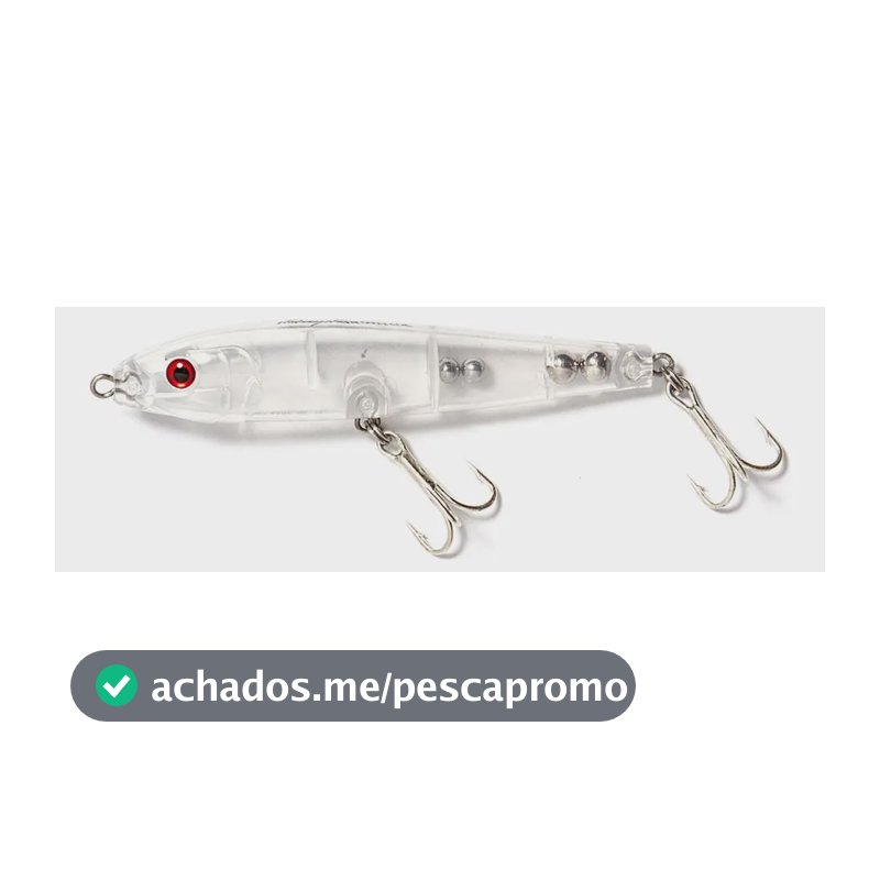 Isca Artificial Nelson Nakamura Sará Sará Transparente 10 cm