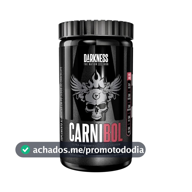 Proteína Darkness Carnibol Beef em pó sabor Chocolate x 900g