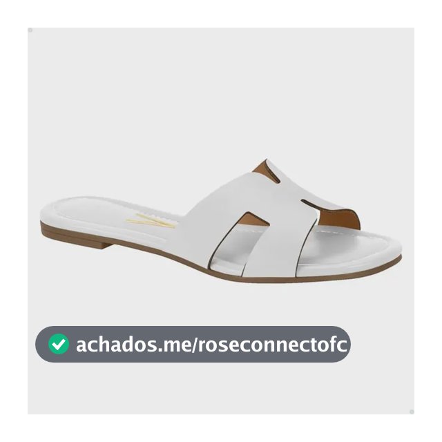 Sandália Rasteirinha Vizzano Casual Brilho Confortável