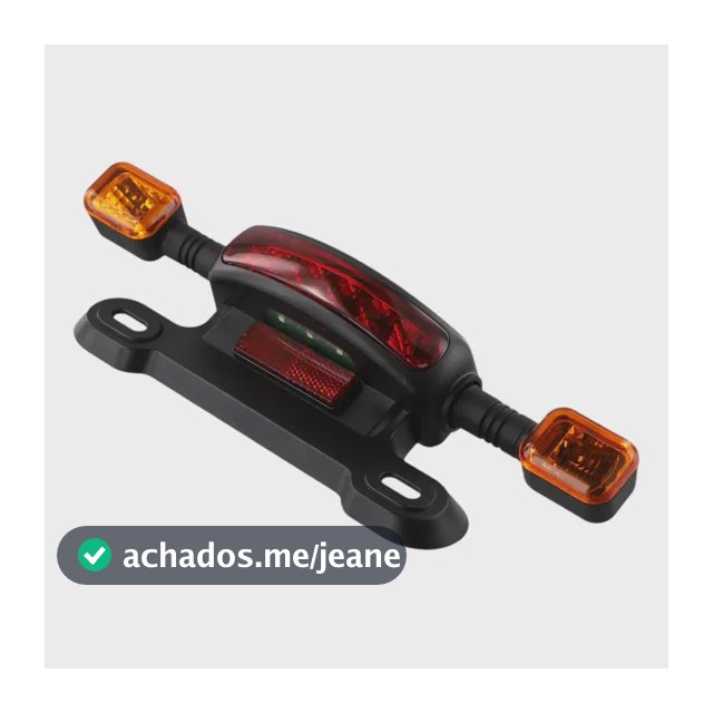 Luz De Freio Para Bicicleta Elétrica 12 V Preta A