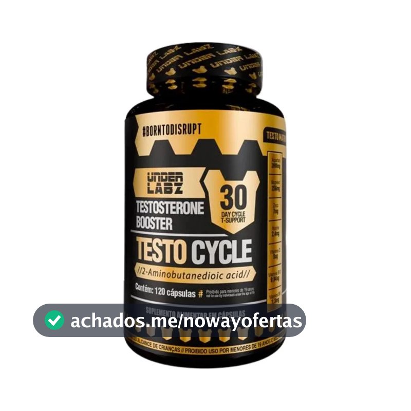 Suplemento Under Labz Suplemento Alimentar Testo Cycle en cápsula sabor sem sabor de 120 un