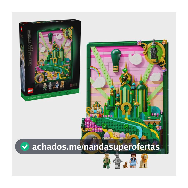 Lego® Wicked Arte De Parede De Emerald City 75685