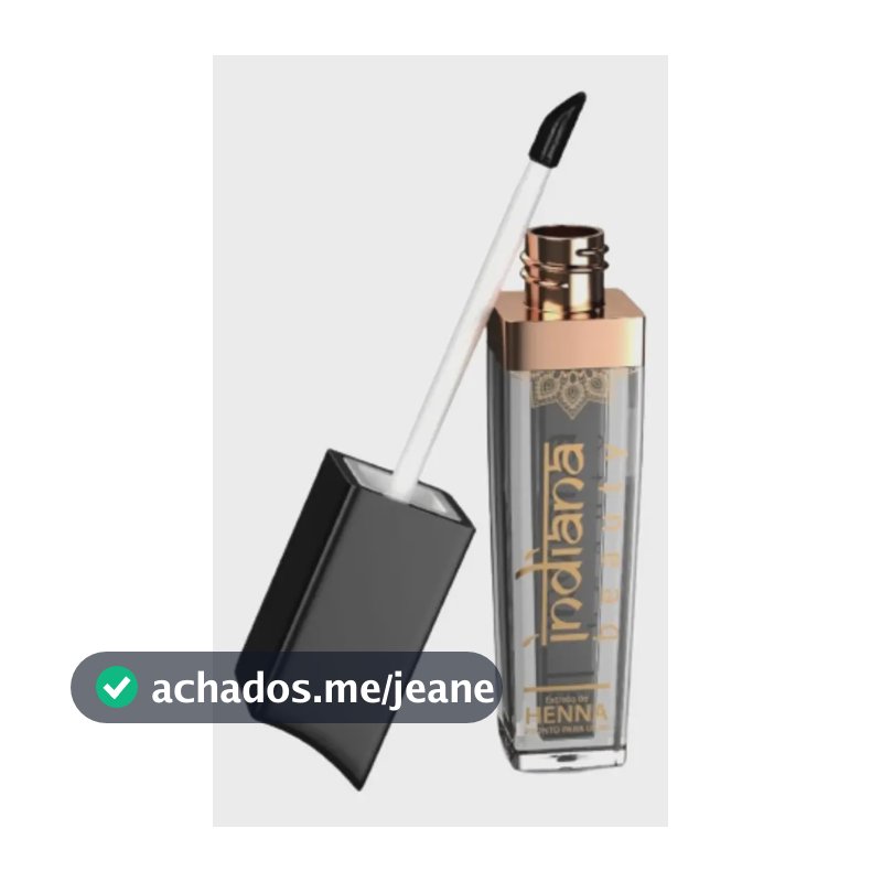Henna Sobrancelhas Pronta Para Uso Indiana Beauty 4g Cor Castanho escuro