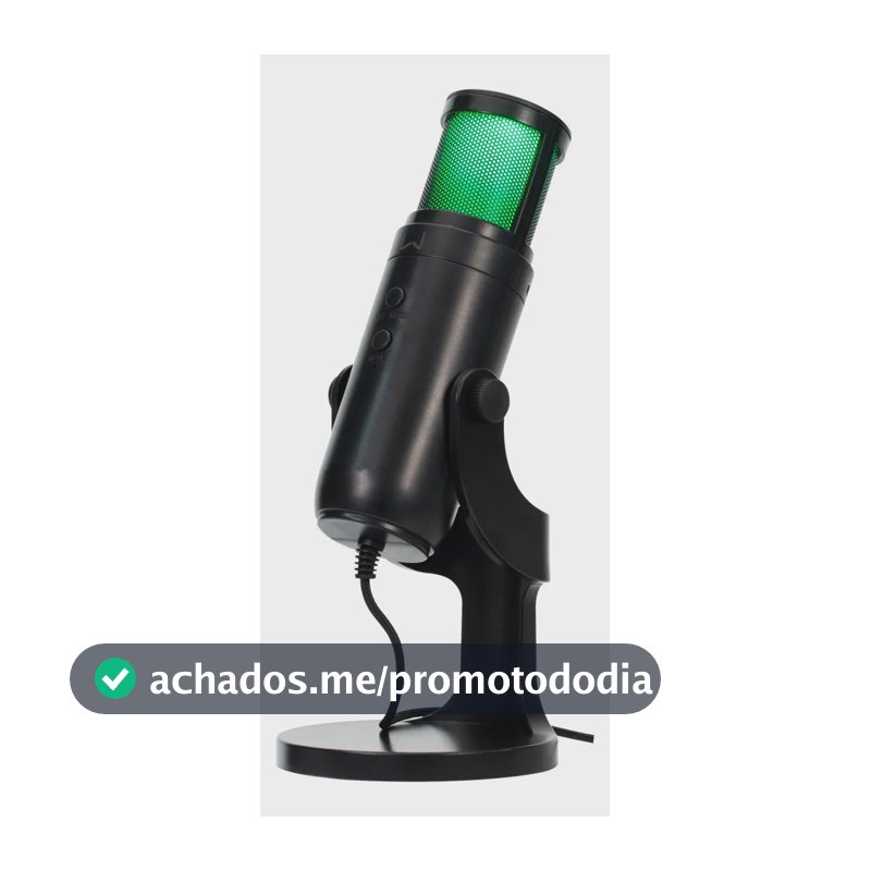 Microfone Mads Com Fio Preto Warrior - Ph690