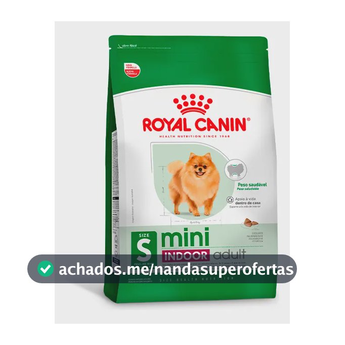 Ração Royal Canin Mini Indoor Adult Adulto Pequeno 2,5kg