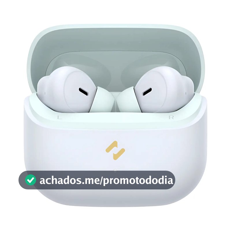Fone De Ouvido Sem Fio Havit Tw982 Enc, Bluetooth 5.4, 33h Bateria, Resistência IPX4 contra respingos, Cancelamento de Ruído com IA, Cor Verde