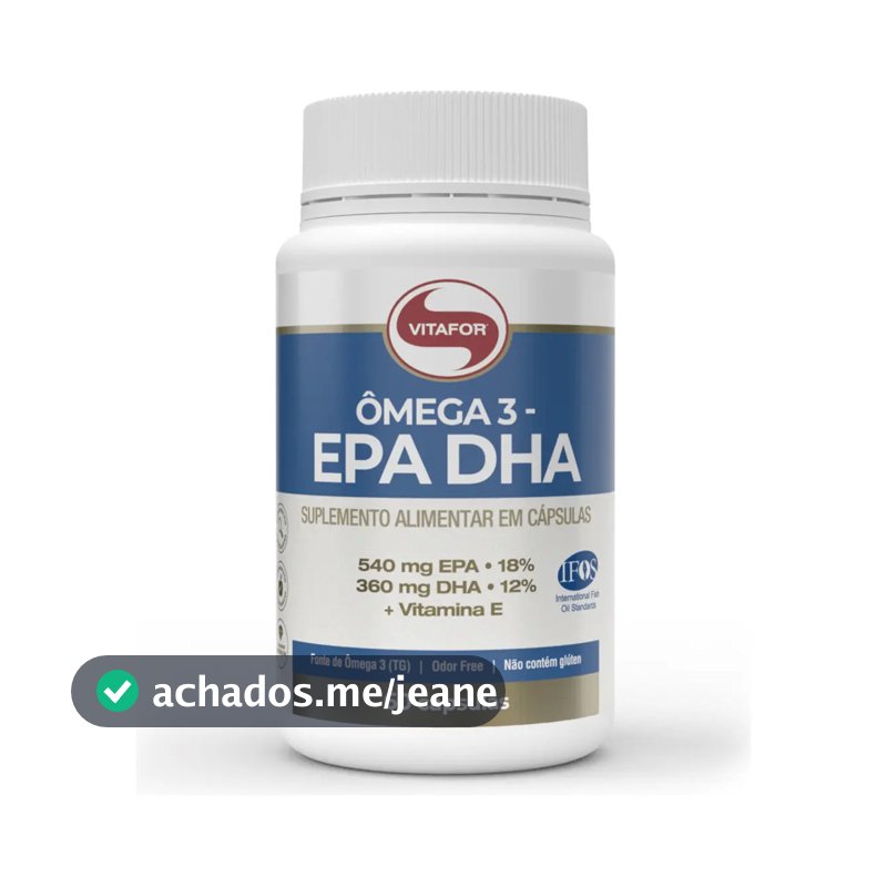 Suplemento Ômega 3 Epa Dha 60 Cápsulas Vitafor
