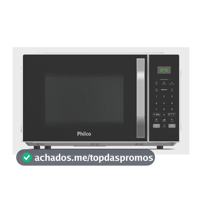Micro-ondas 33l Philco Teclas Fáceis Limpa Fácil 1400w Pm36 220V