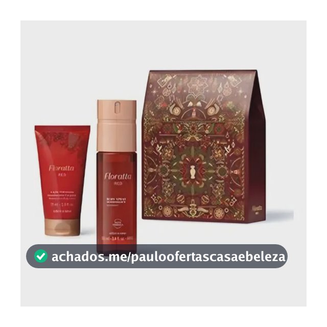 Presente Kit Combo Boticário Floratta Red (loção + Desod.)