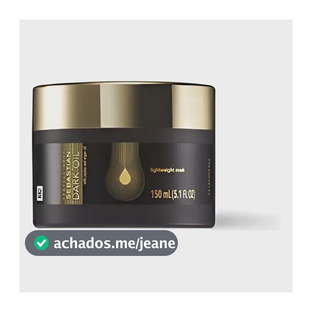 Máscara Leve Sebastian Dark Oil Jojoba