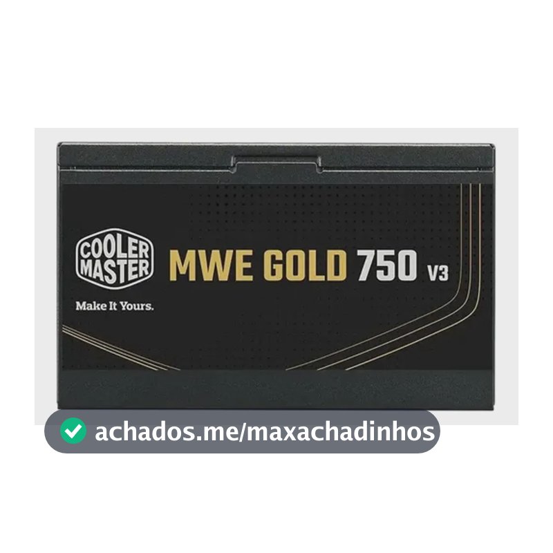 Fonte Cooler Master Atx 3.1 750w Mwe Gold 750 V3 Pfc Ativo 8