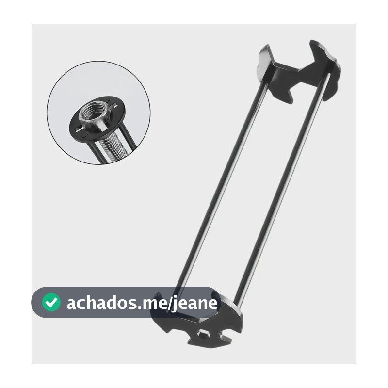 Chave De Bacia Multifuncional Para Pia Torneira Tudo Em 1 Preto 6 Em 1+1/2