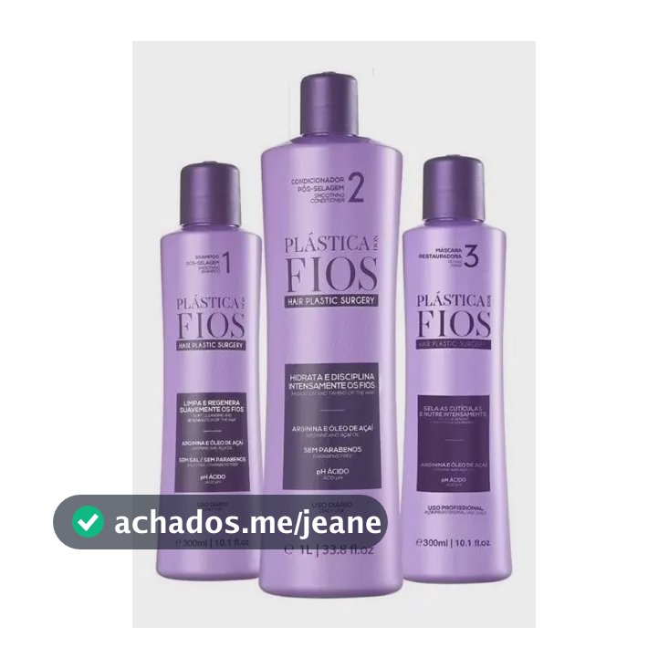 Selagem Térmica Cadiveu Plástica dos Fios Escova Inteligente (2x 300ml + 1L.)
