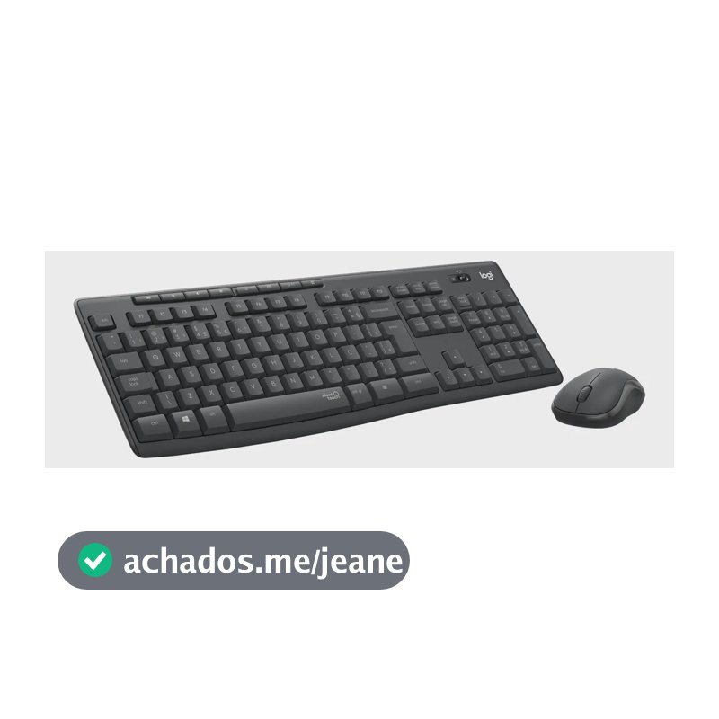 Combo Teclado e Mouse sem fio Logitech MK295