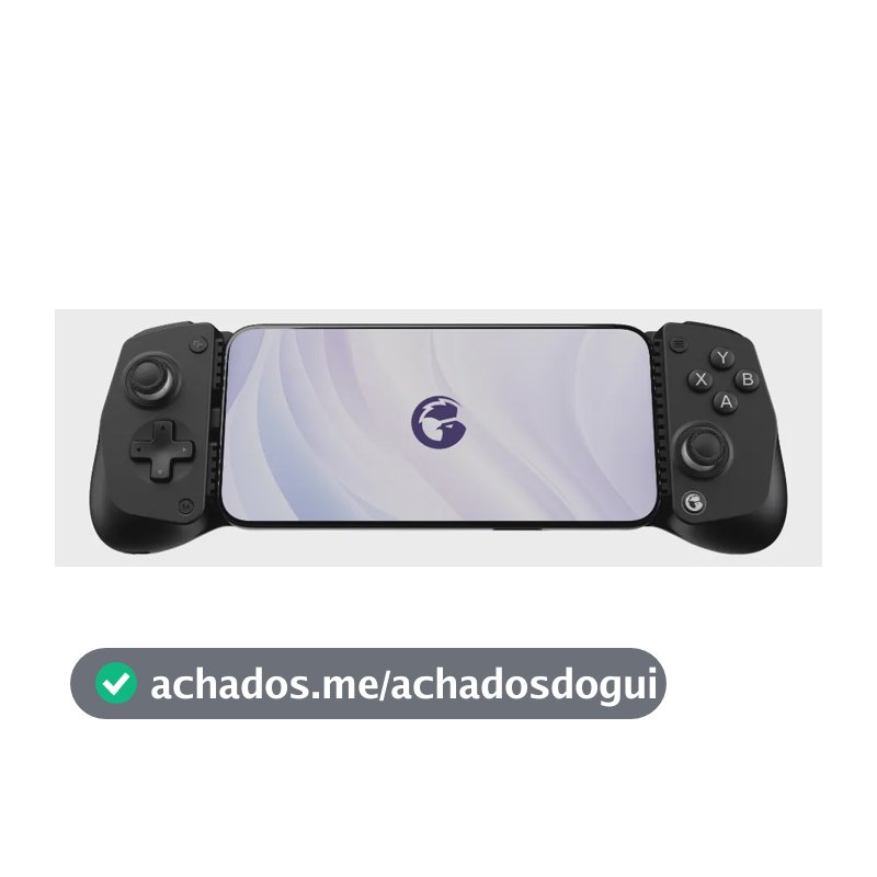 Controle Gamepad GameSir X5 Lite USB-C Android iPhone 15/16 Mobile Hall Effect Turbo Leve Preto