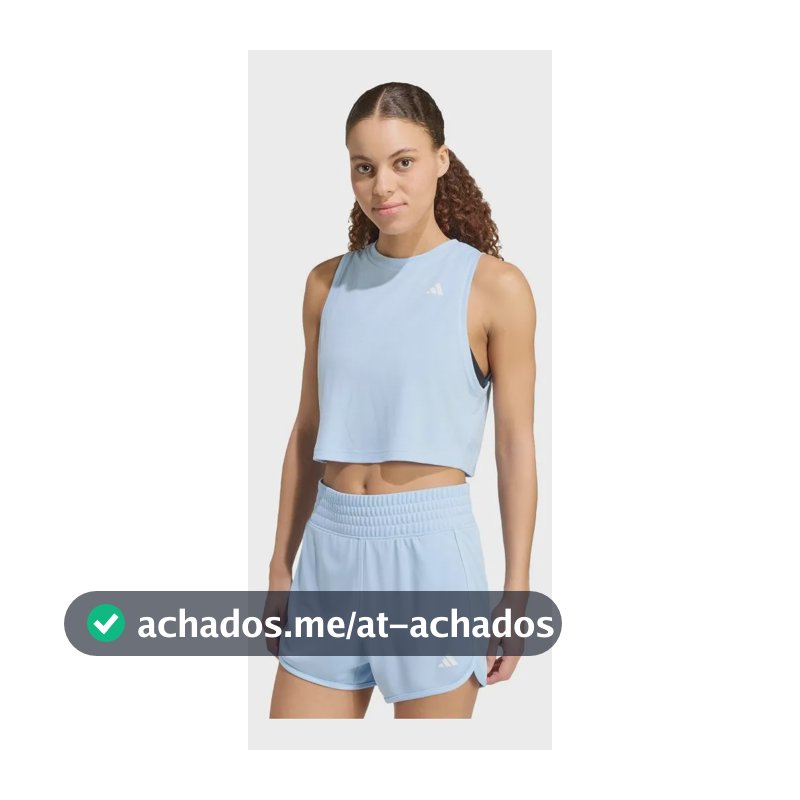 Regata Boxy De Treino Train Essentials adidas Azul-claro M