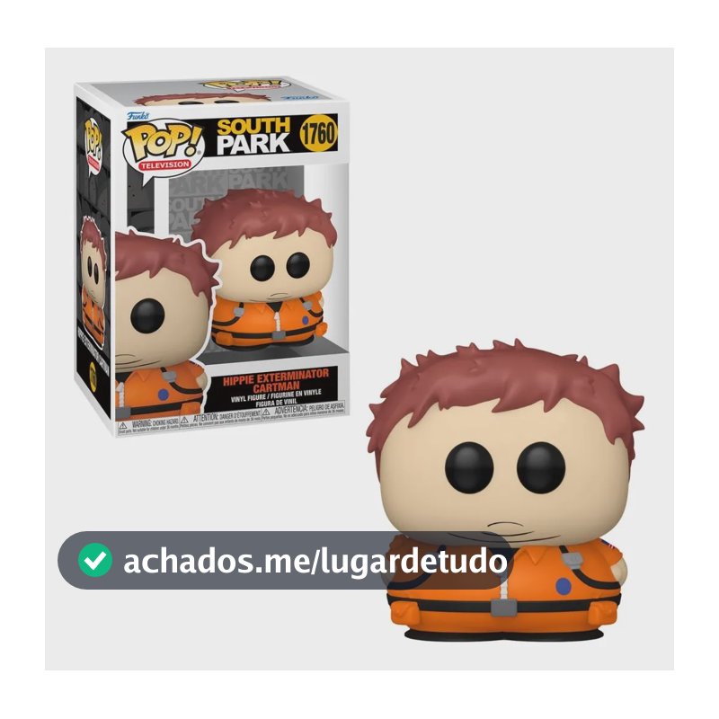 Boneco Funko Pop! South Park Cartman Exterminador De Hippies