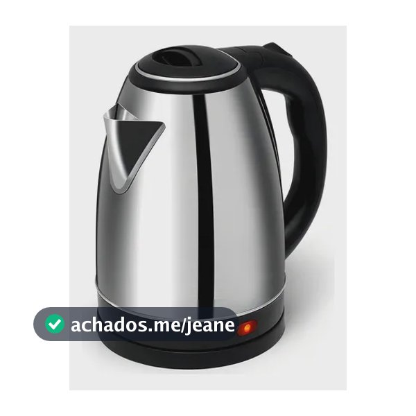 Chaleira Elétrica Inox Jarra 1,8 Litros Prateado 220v 1500w