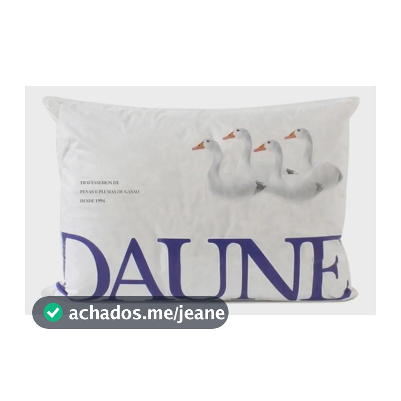 Daune 100% Penas de ganso travesseiro tradicional 70cm 50cm cor branco